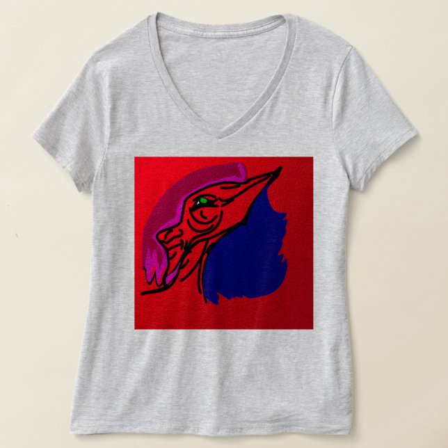Dragon Fashionista T Shirt (Laydown)