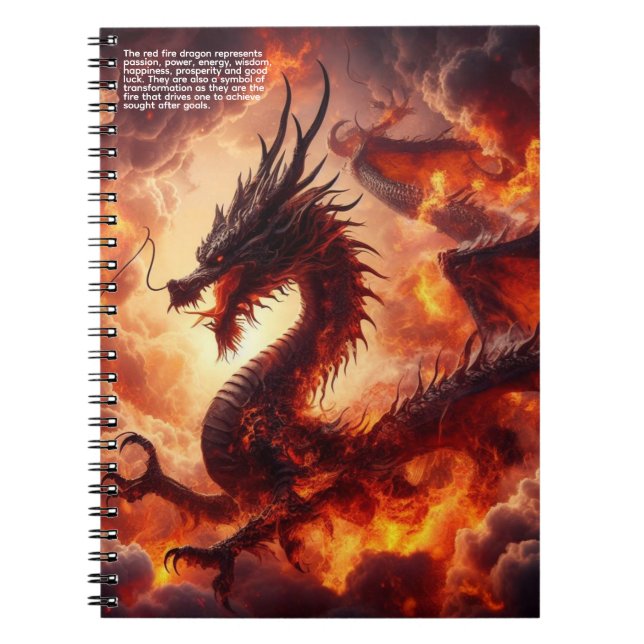 Dragon Fire Anteckningsbok (Framsidan)