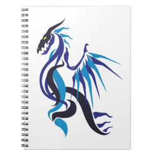 Dragon Fire Anteckningsbok Med Spiral