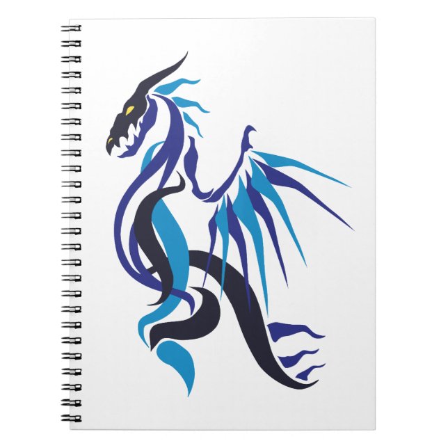 Dragon Fire Anteckningsbok Med Spiral (Framsidan)