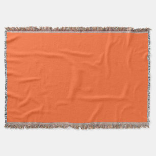 Dragon Fire Bright Orange Solid Färg Skriv ut Filt