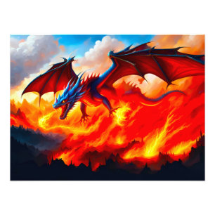 Dragon Fire Fototryck