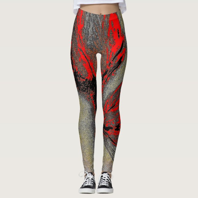 Dragon Fire Leggings – Mythic Fantasy Pattern (Framsida)