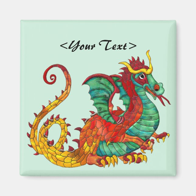 Dragon Fire Magnet (Framsidan)