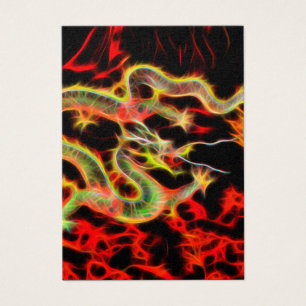 Dragon Fire on Lucky Energy Visitkort