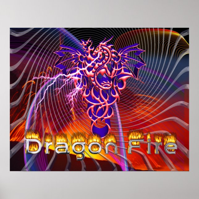 Dragon Fire Poster (Framsidan)