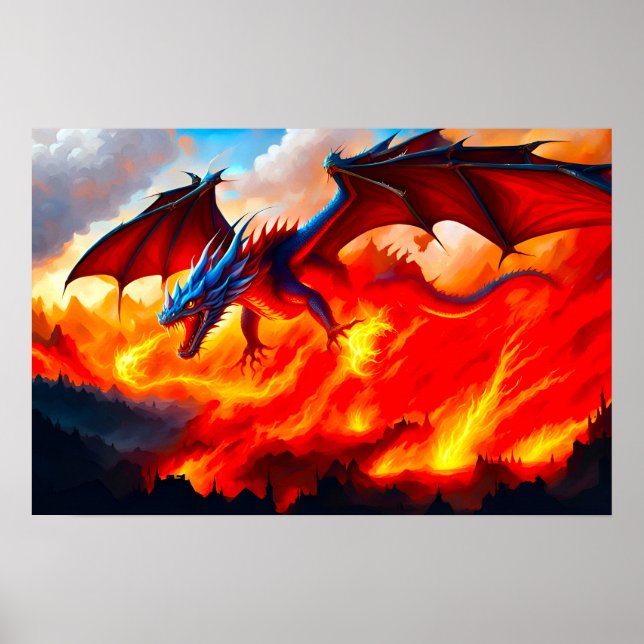 Dragon Fire Poster (Framsidan)