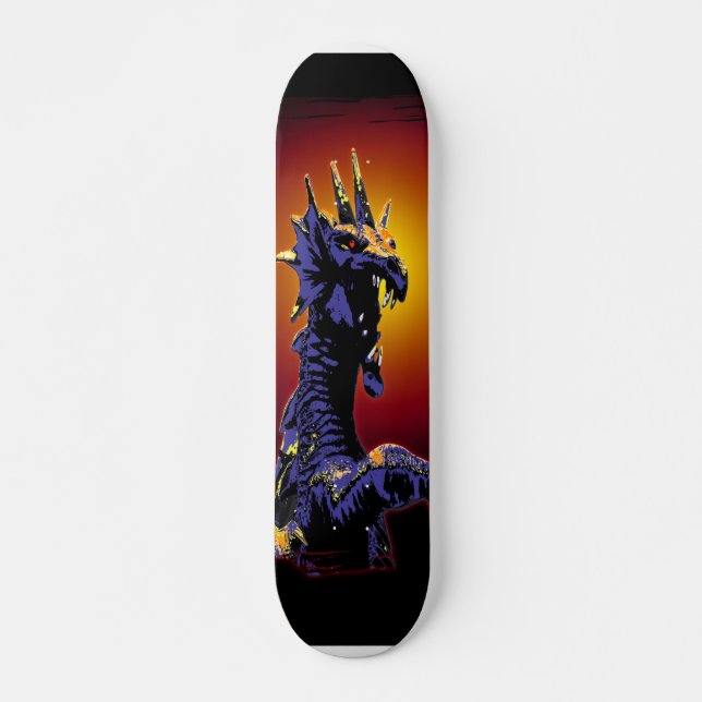 Dragon Fire Skateboard Bräda 19,5 Cm (Framsida)