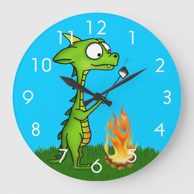 Dragon Fire Stor Klocka (Framsida)