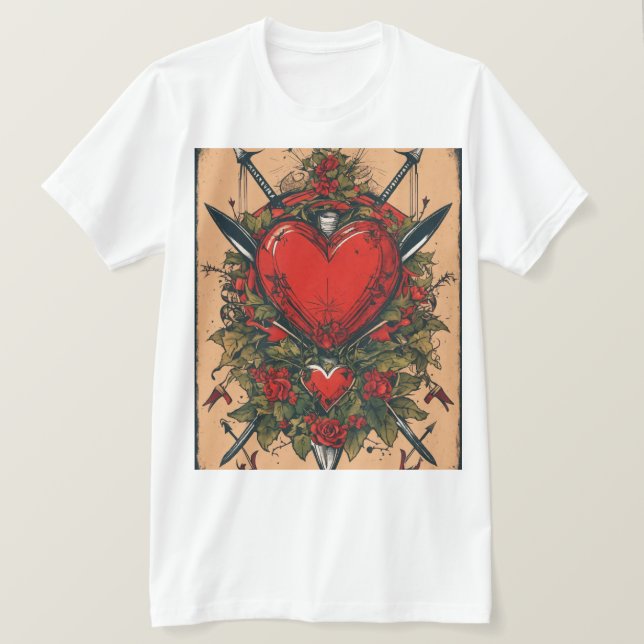 "Dragon-Fire Unisex T-Shirt: Ignite Your Stil with T Shirt (Design framsida)