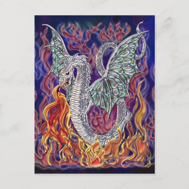 Dragon Fire Vykort (Framsida)