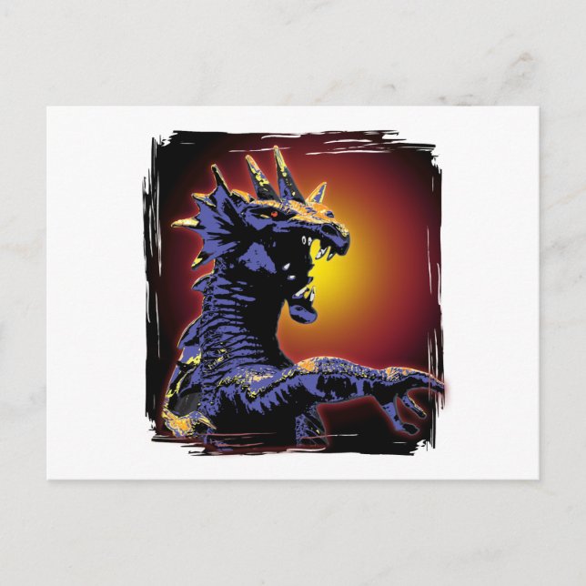 Dragon Fire Vykort (Framsida)