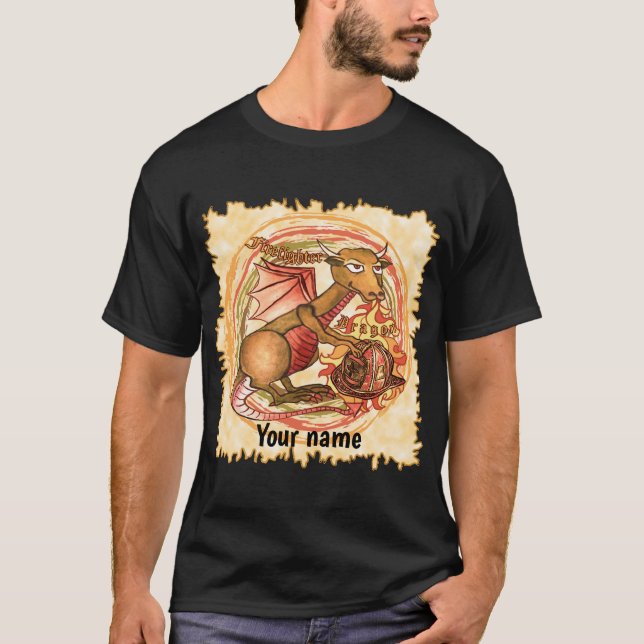 Dragon Firefighter t-shirt (Framsida)