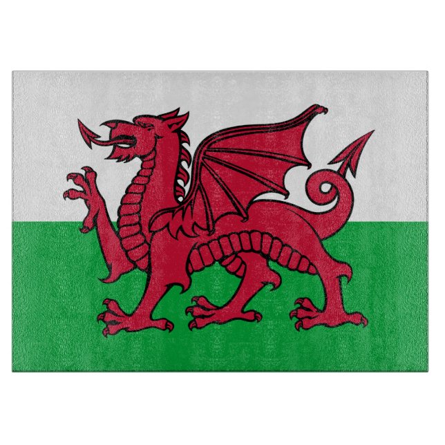 Dragon Flagga of Wales, Celtic Welsh National Flag (Framsidan)