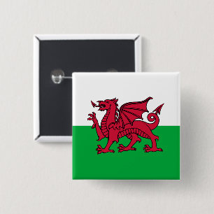 Dragon Flagga of Wales, Celtic Welsh National Flag Knapp