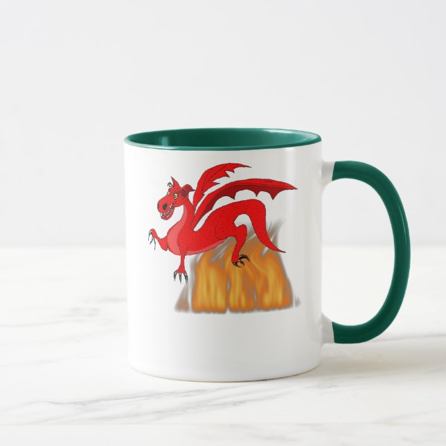 Dragon & Flamor Mugg (Höger)