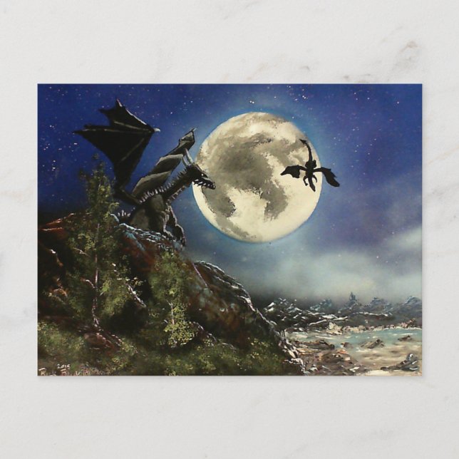 Dragon Flight Vykort (Framsida)