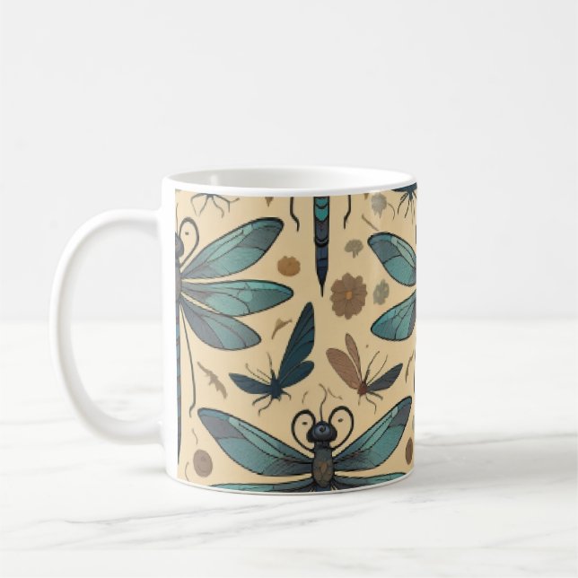 Dragon fly kaffemugg (Vänster)