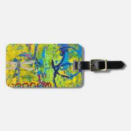 Dragon Fly Luggage Tag Bagagebricka