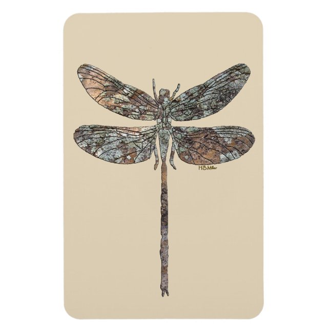 Dragon Fly Magnet (Vertikal)