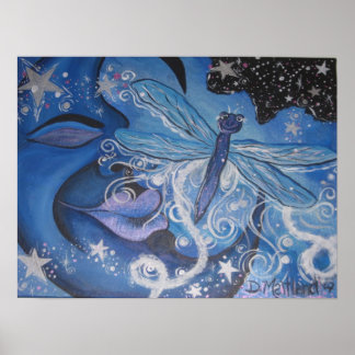 DrAgOn FLy Måne Poster