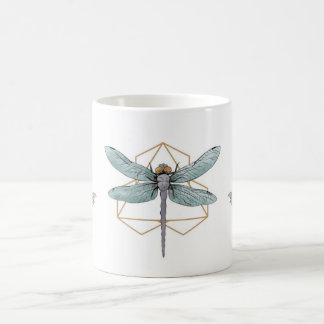 Dragon Fly Peony Mugg