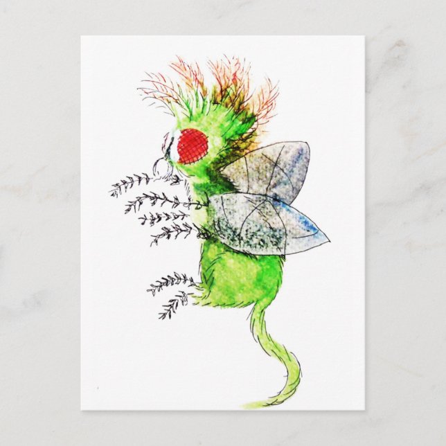 Dragon Fly Postcard Vykort (Framsida)