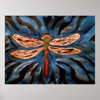 Dragon fly poster