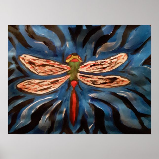 Dragon fly poster (Framsidan)