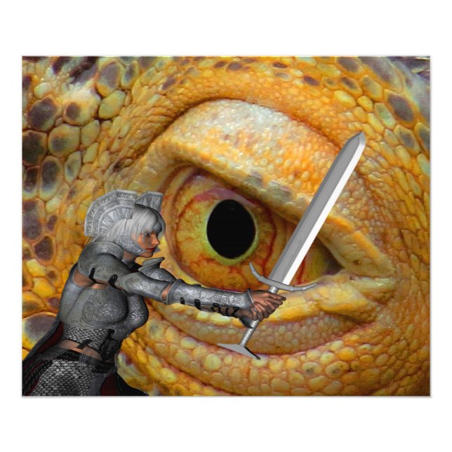 Dragon Folk tale Fototryck (Framsidan)