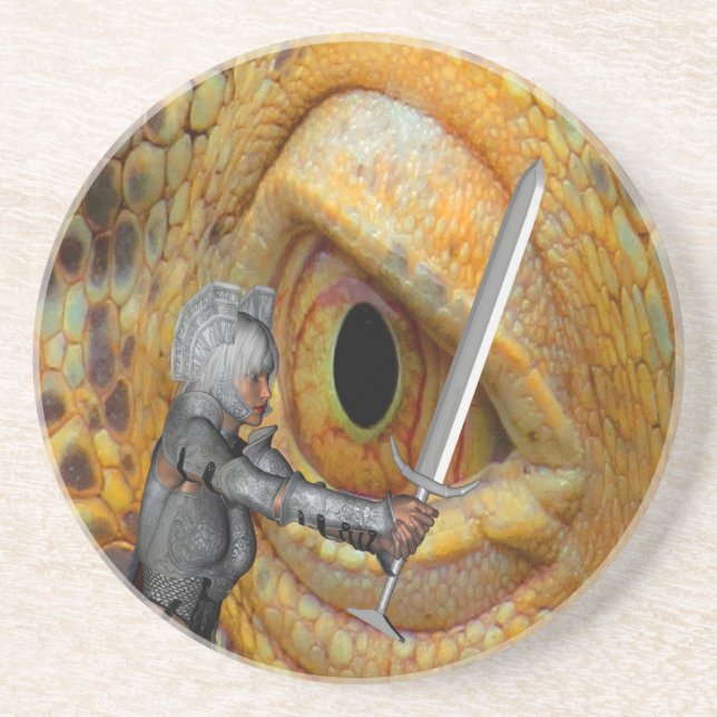 Dragon Folk tale Underlägg Sandsten (Framsidan)