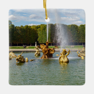 Dragon Fontän i Versailles-trädgården - Frankrike Julgransprydnad Keramik