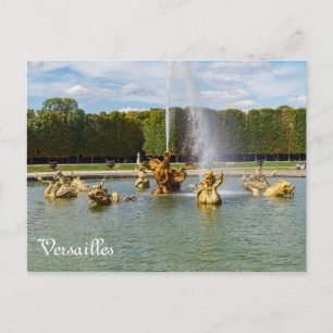Dragon Fontän i Versailles-trädgården - Frankrike Vykort