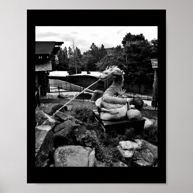 Dragon Fontän Poster (Framsidan)