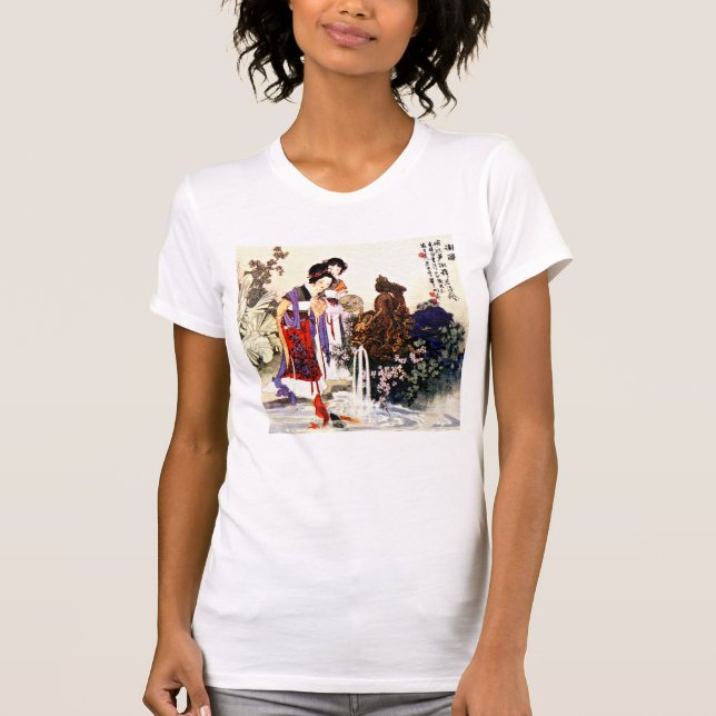 Dragon Fontän Women's Basic T-Shirt (Framsida)