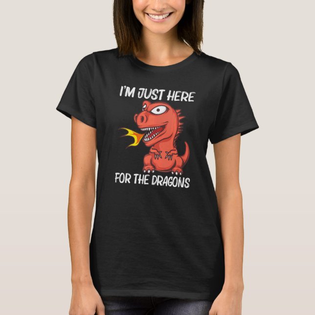 Dragon För manar Women Fire Breathing Creator T Shirt (Framsida)
