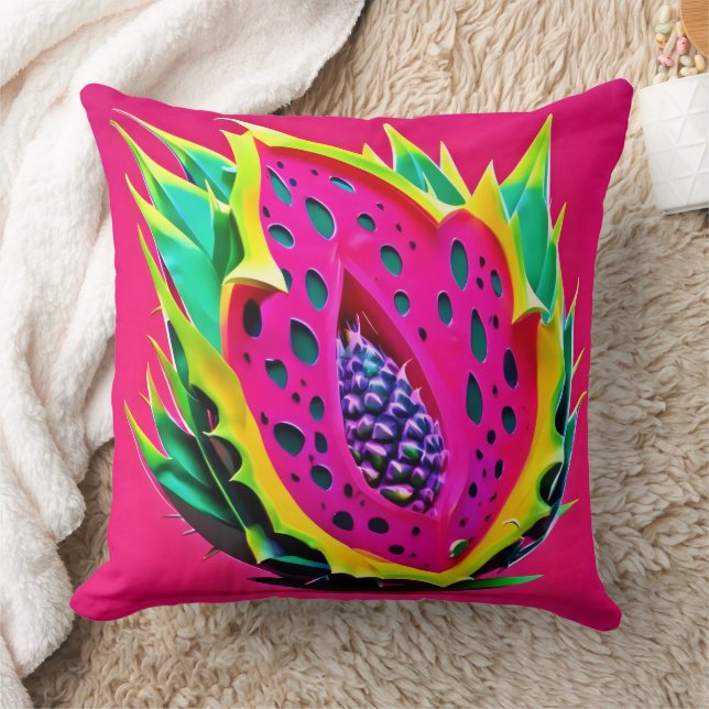 Dragon Fruit Dream Kudde (Filt)