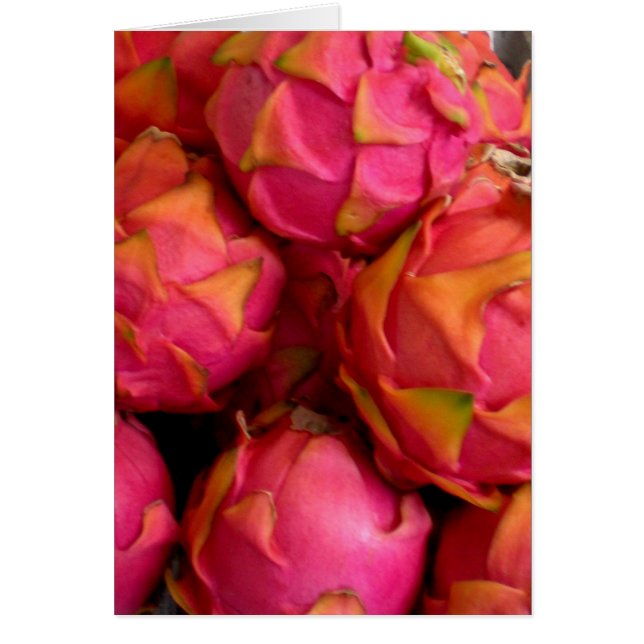 Dragon Fruit Hälsningskort (Framsidan)