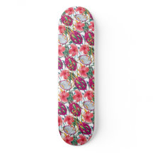 Dragon Fruit Tropical Floral Modern Green Palm