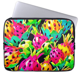 Dragon Fruit Vivid Mönster Laptop Fodral