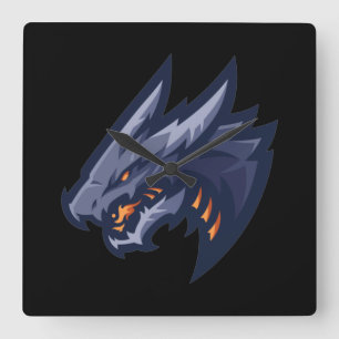 Dragon Fyrkantig Klocka