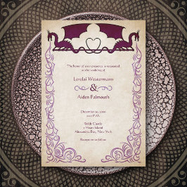 Dragon Gamer Fantasy Inbjudningar