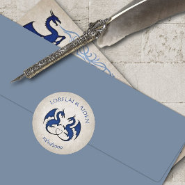 Dragon Gamer Fantasy Runt Klistermärke