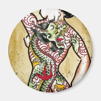 ’Dragon Geisha’ Magnet
