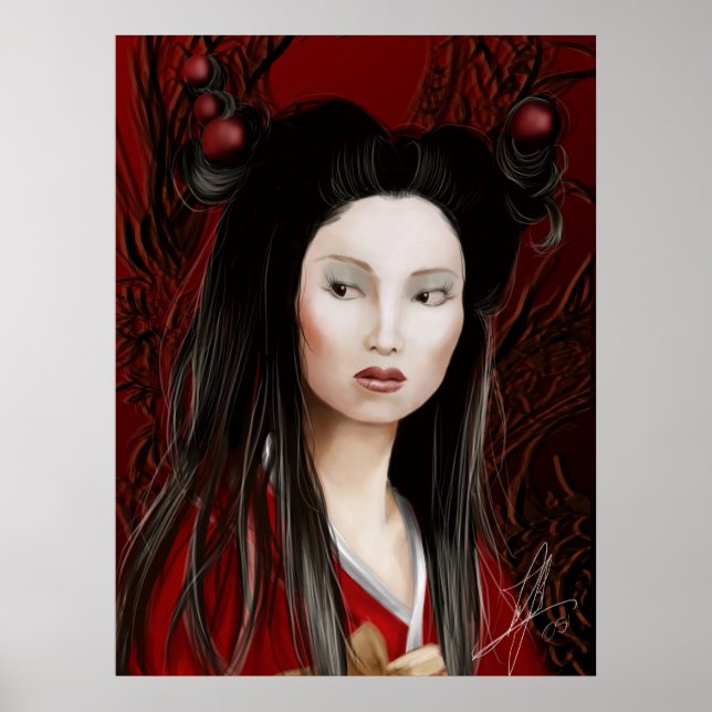 Dragon Geisha Poster (Framsidan)