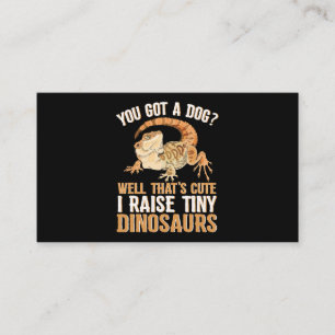 Dragon Gift Manar Women Funny I Raise Tiny D Visitkort