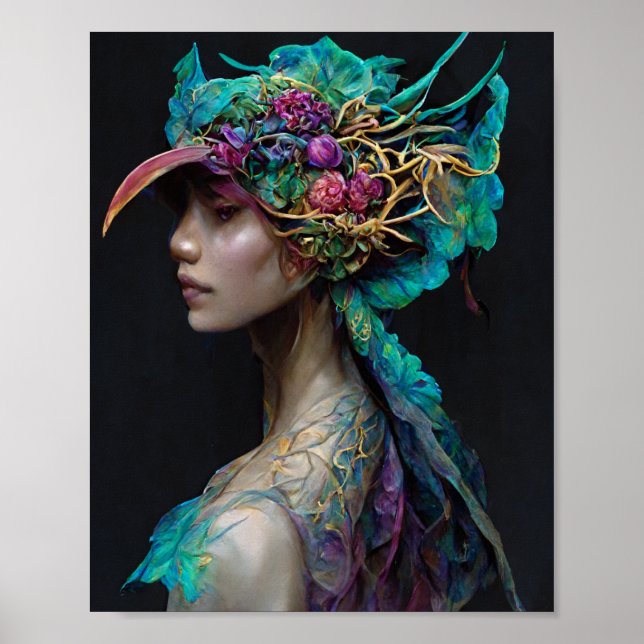 Dragon Girl 2 Fantasy Art Poster (Framsidan)