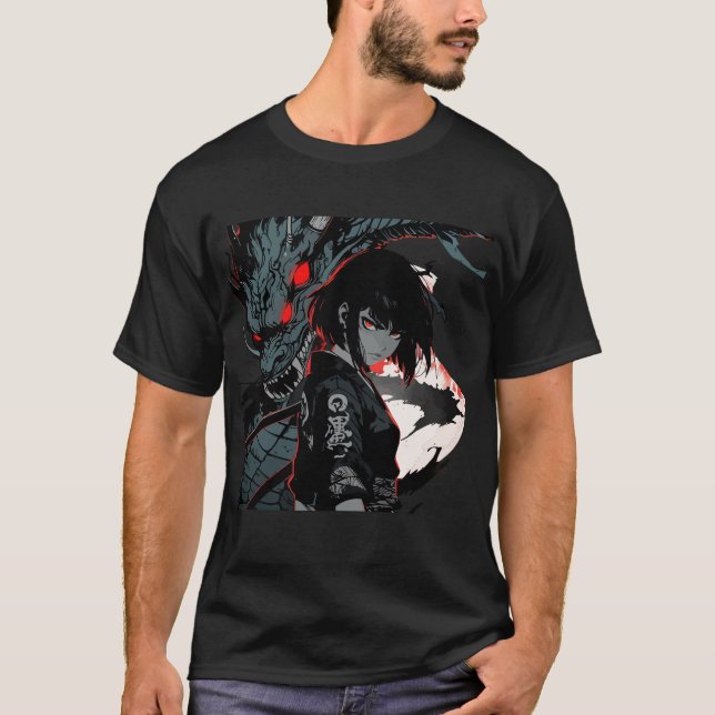 Dragon Girl T Shirt (Framsida)