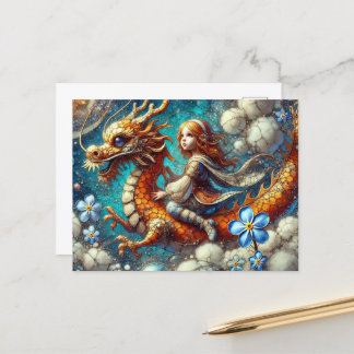Dragon Girl Vykort