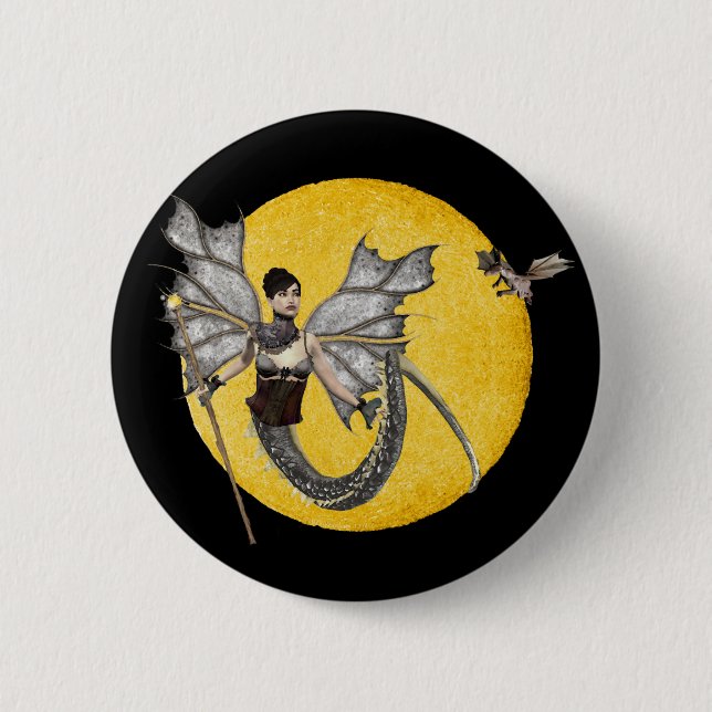 Dragon Goddess Button Knapp (Framsida)